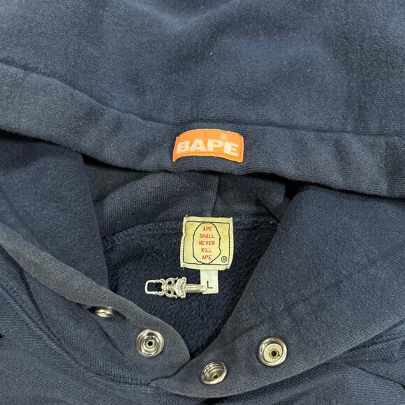 Authentic Bape 2000’s Angry Ape Hoodie L - Picture 4 of 6